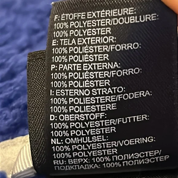 THE NORTH FACE Purple Sherpa Fleece, Full Zip Jacket, X Large - Picture 10 of 14